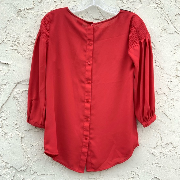 Disney A Collection by Lauren Conrad Red/Black Top - Picture 2 of 8
